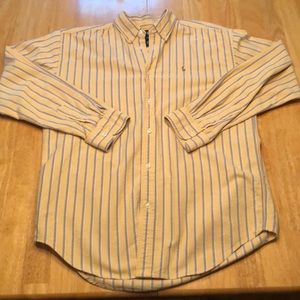 Youth long sleeve Polo button down